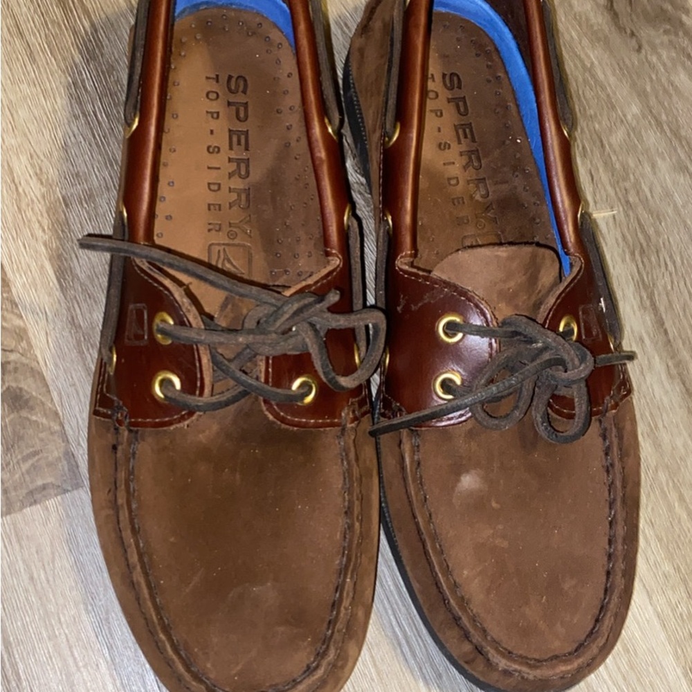 Sperry Men's Tan and Brown Boat Shoes